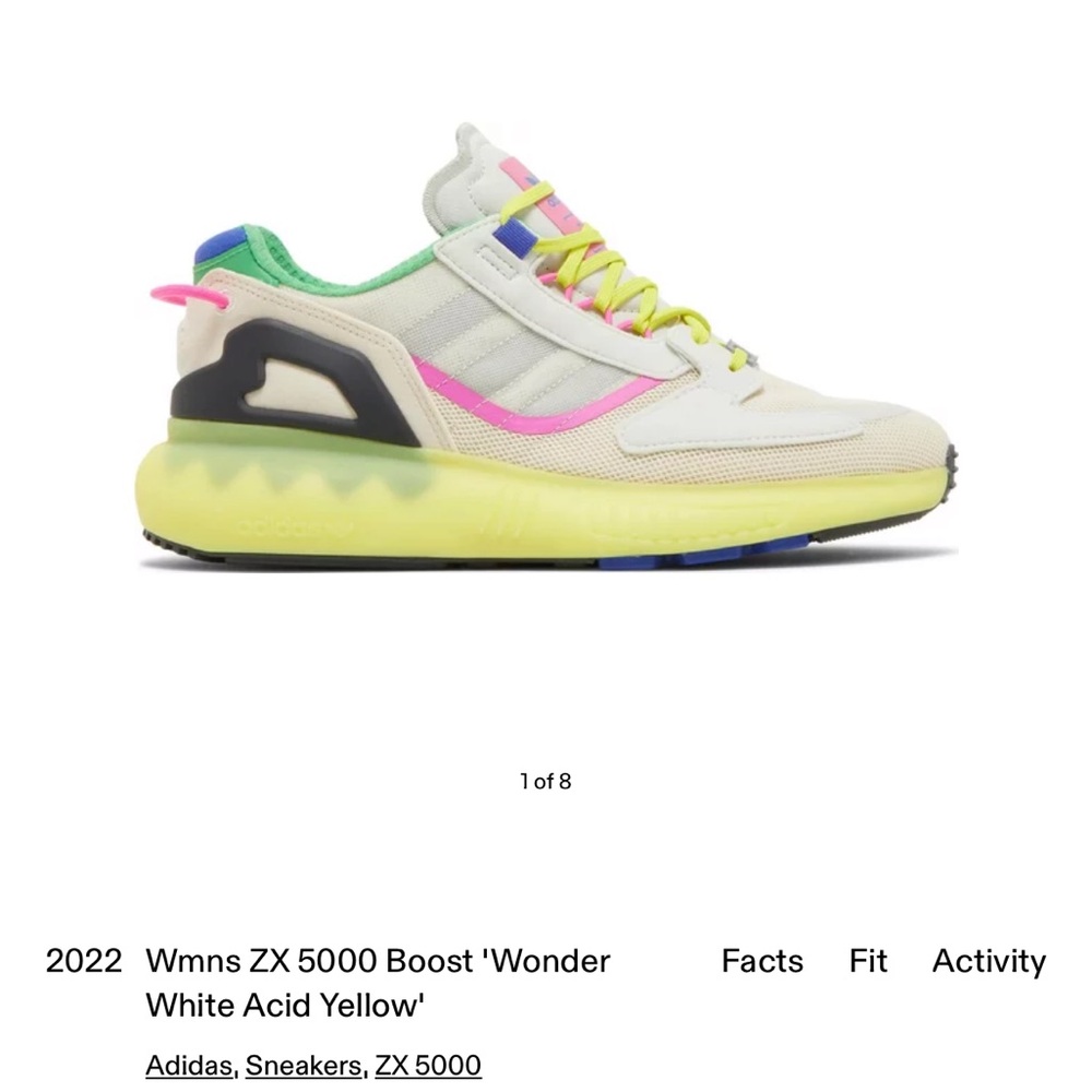 Wmns ZX 5000 Boost 'Wonder White Acid Yellow'
